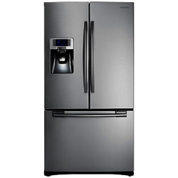 Samsung RFG23UERS 3-Door Fridge Freezer, Stainless Steel